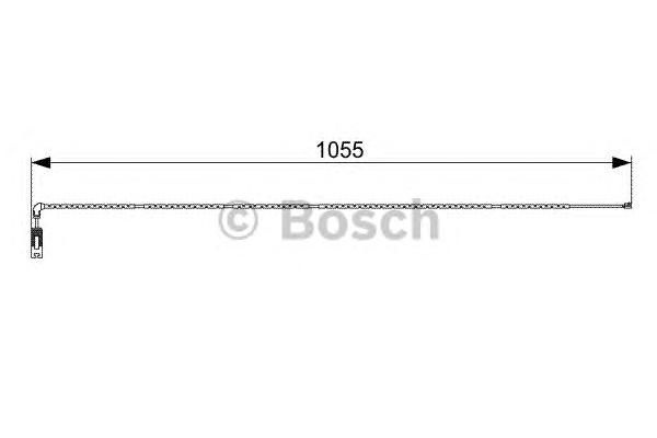 Сигнализатор, износ тормозных колодок 1 987 473 001 Bosch