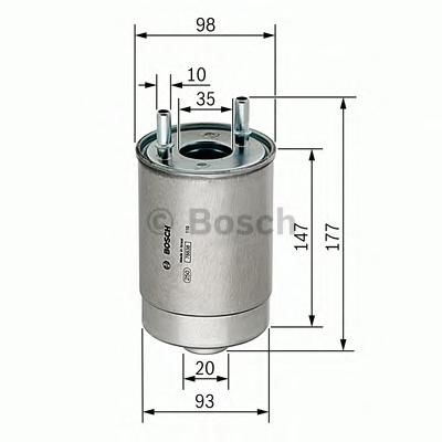 Топливный фильтр F 026 402 067 Bosch