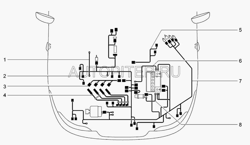 Жгут проводов передний 11180372401000 Автова�з