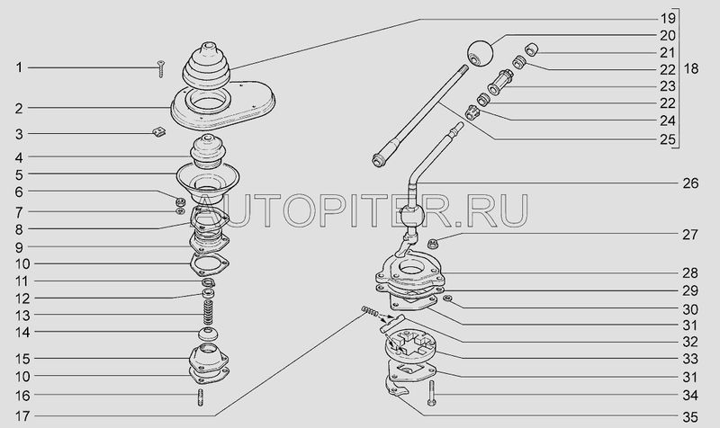 Пружина направляющей планки 21070170307600 Автоваз