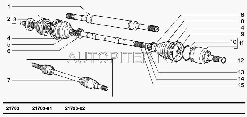 Чехол наружного шарнира 21080221503000 Автоваз