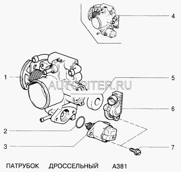 Инжектор ДПДЗ  ВАЗ 2108-2115,21214,2123 "АЗР"(29.3855) 21121148200 Автоваз