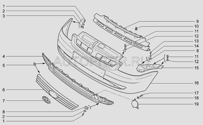 Кожух фары левый 21700840115300 Автоваз