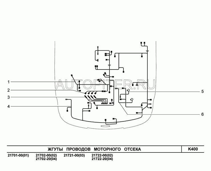 Жгут контроллера  Е-газ    8кл. 21702372402610 Автоваз