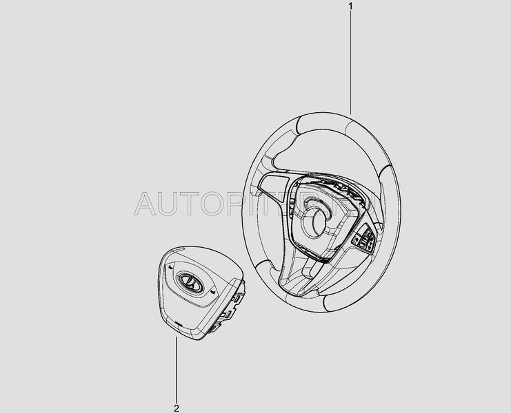 Рулевое колесо 8450020001 Автоваз