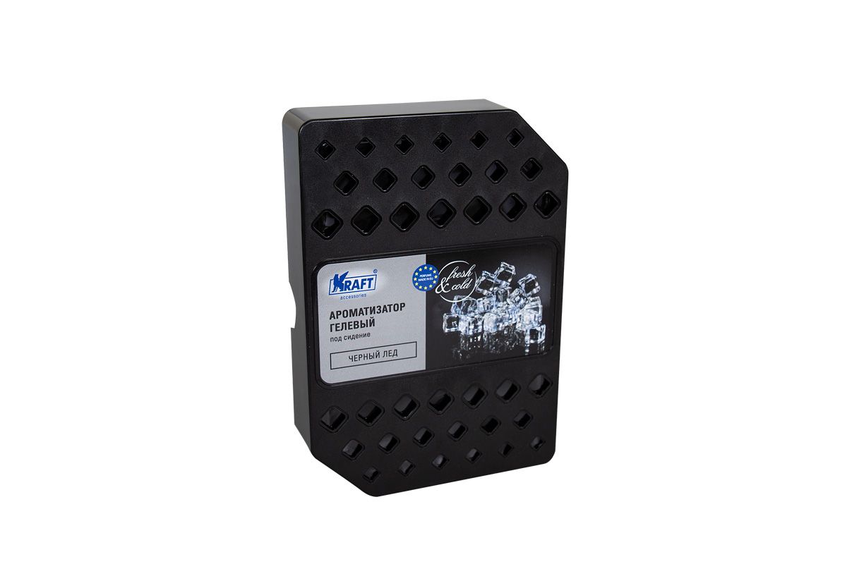 Освежитель под сидение KRAFT Черный лед (гель, 200гр) kt833014 Kraft