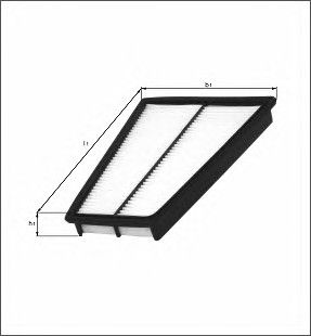 Воздушный фильтр LX 1022 Knecht/Mahle