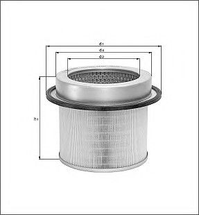 Воздушный фильтр LX 1587 Knecht/Mahle