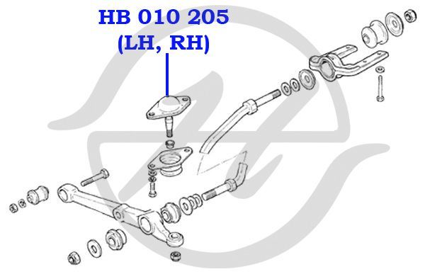 Опора шаровая передней подвески для VAZ 21111 1997-2009 HB010205 Hanse
