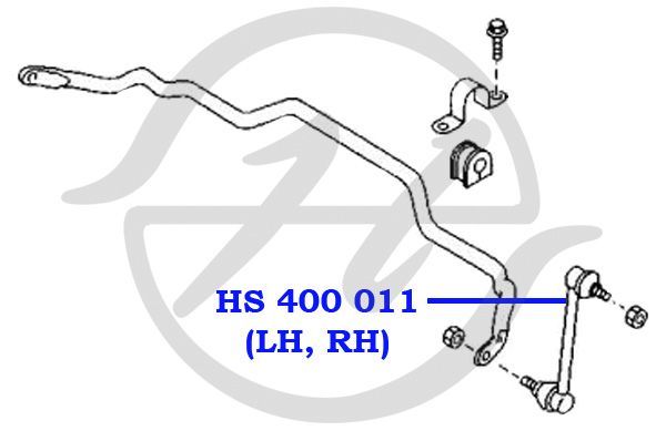 Стойка переднего стабилизатора для Ford KA 2016> HS400011 Hanse