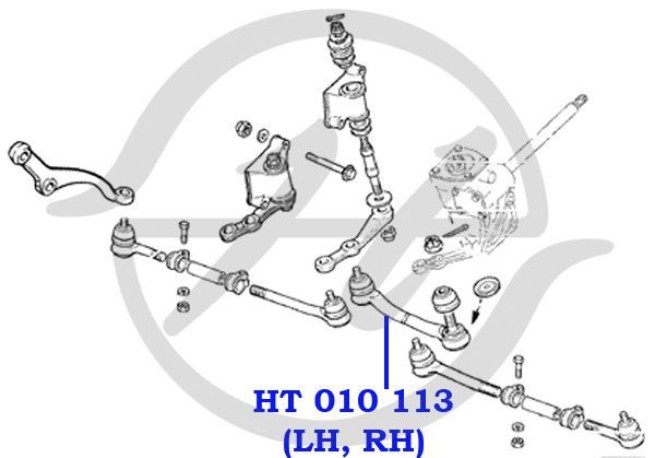 Тяга рулевая HT 010 113 LADA 2101-07 HT010113 Hanse