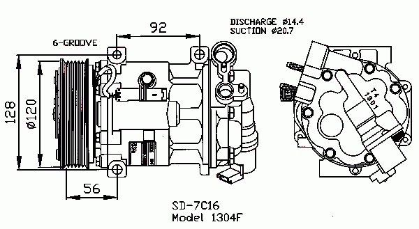 Компрессор 32239 Nrf