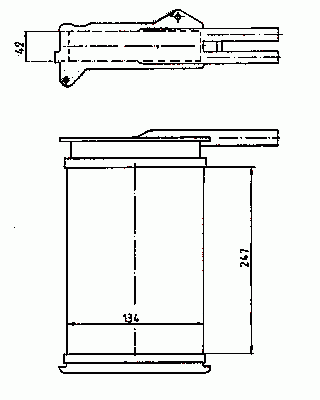 Теплообменник, отопление салона 58638 Nrf