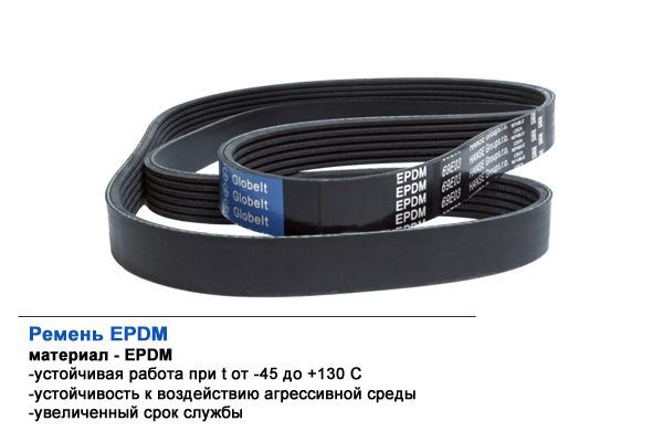 Ремень приводной поликлиновой усиленный 6pk1873epdm Globelt