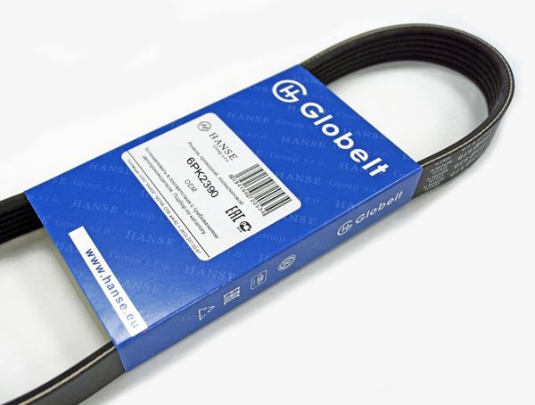 РЕМЕНЬ ПРИВОДНОЙ ПОЛИКЛИНОВОЙ GLOBELT 6PK2390