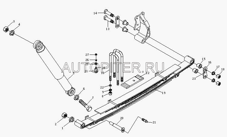 Отбойник рессоры задний BAW 1044 BP10442950016 bp10442950016 Baw