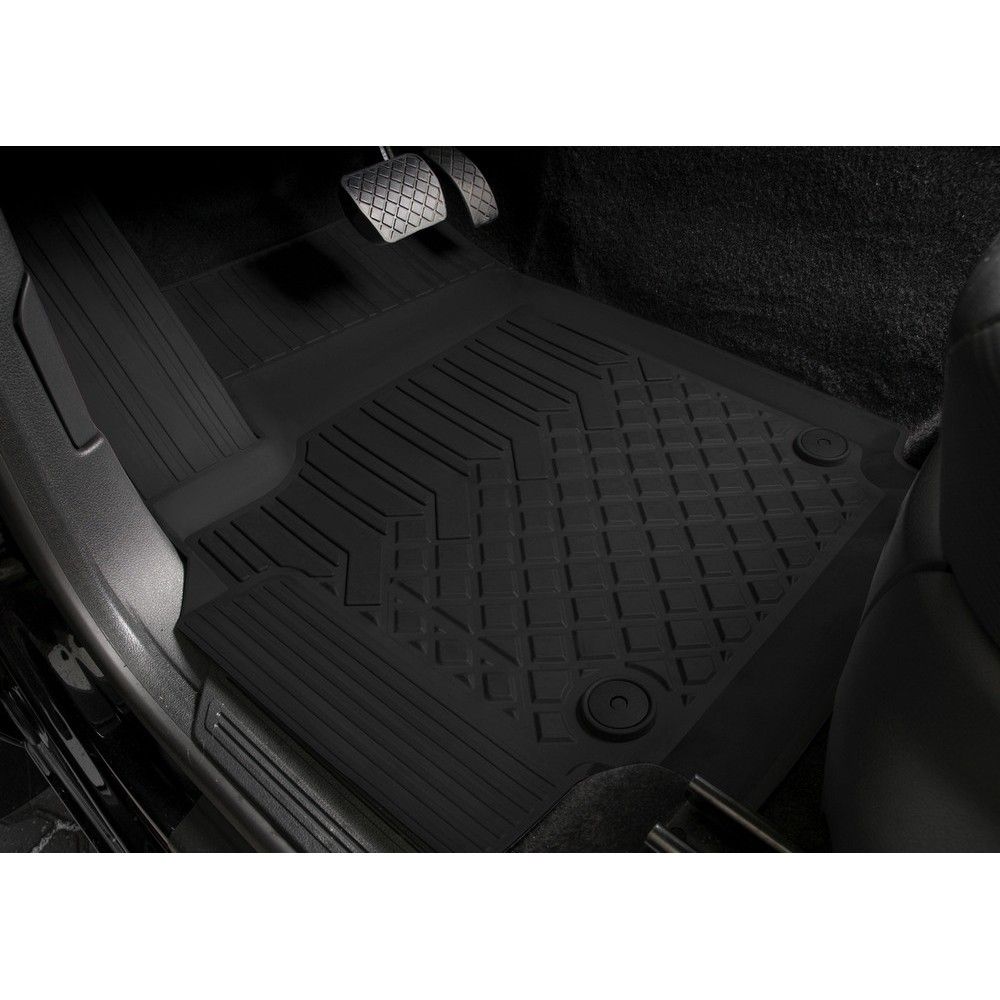 Коврики салона литьевые, RIVAL, для Volkswagen Amarok пикап (кроме прорезиненного пола) 2010-2016- 65807001 Rival