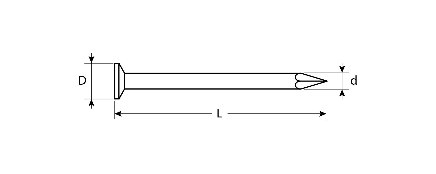 ЗУБР ГОСТ 4028-63, 100 x 4 мм, 5 кг, строительные гвозди (305010-40-100) 30501040100 Зубр