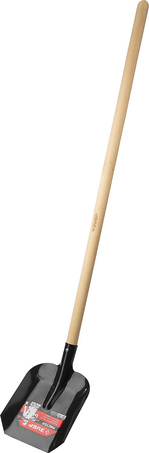 Совковая лопата ЗУБР МАСТЕР, ЛСП, деревянный черенок, 1450 мм. 39577 Зубр