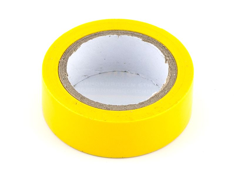 Лента изоляционная, желтая, 19 мм х 9,1 м et1319ylw Dollex