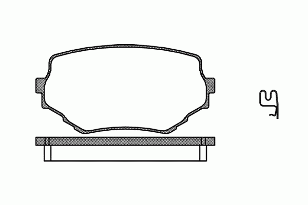 Комплект тормозных колодок, дисковый тормоз 2594.02 Roadhouse