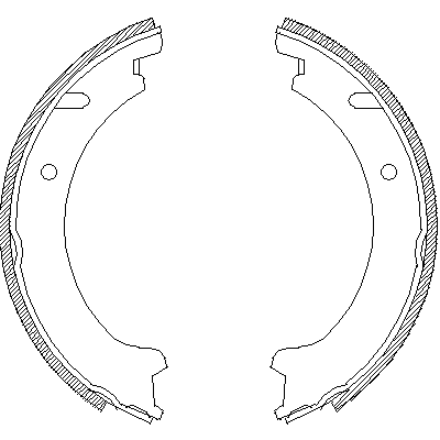 Комплект тормозных колодок, стояночная тормозная система 4721.00 Roadhouse