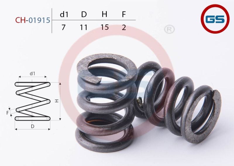 Пружина бокового поджима рулевой рейки, размер 7x11x15x2 ch01915 GS