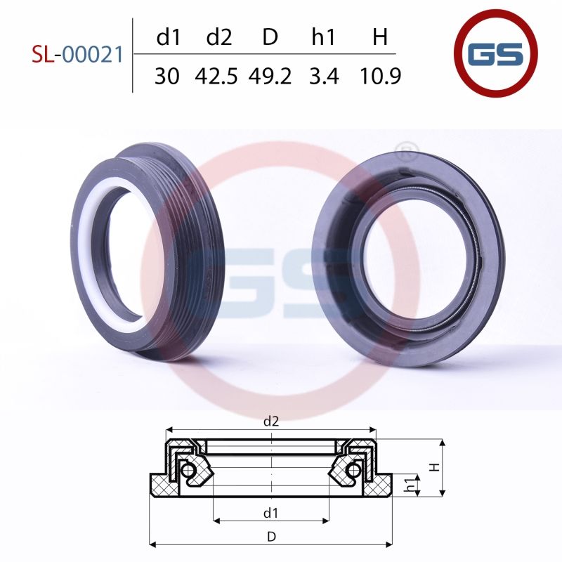 Сальник рулевой рейки 30 42.5/49.2 3.4/10.9 sl00021 GS