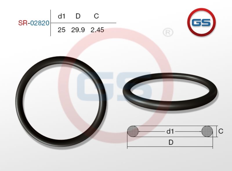 Резиновое кольцо 25 2.45 sr02820 GS