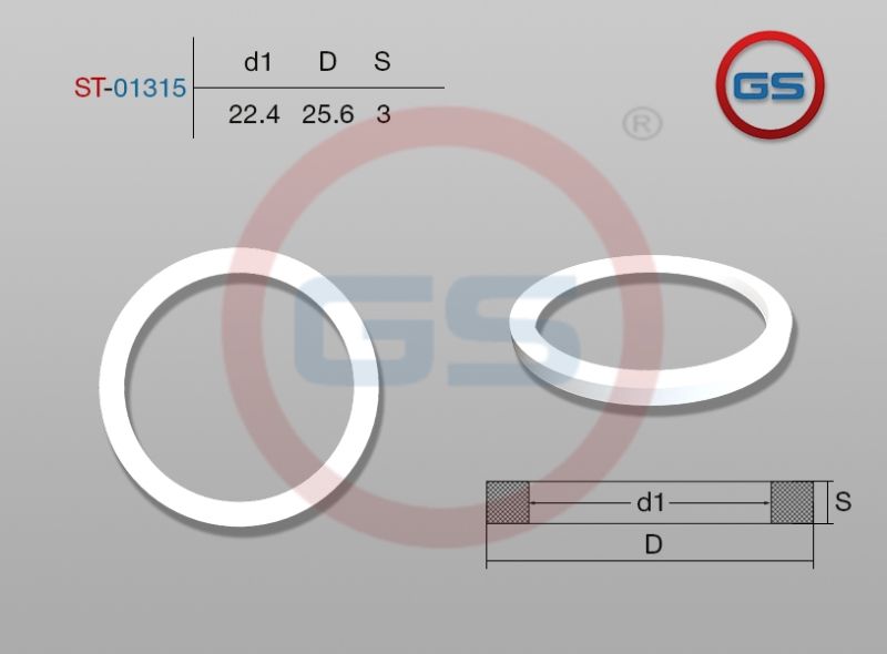 Тефлоновое кольцо 22,4*25,6*3 st01315 GS