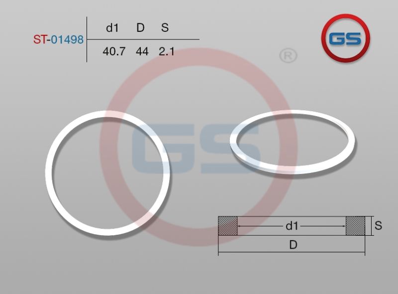 Тефлоновое кольцо 40,7*44*2,1 st01498 GS