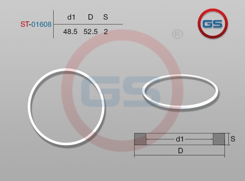 Тефлоновое кольцо 48,5*52,5*2 st01608 GS