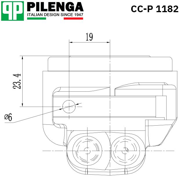 Цилиндр тормозной ccp1182 Pilenga