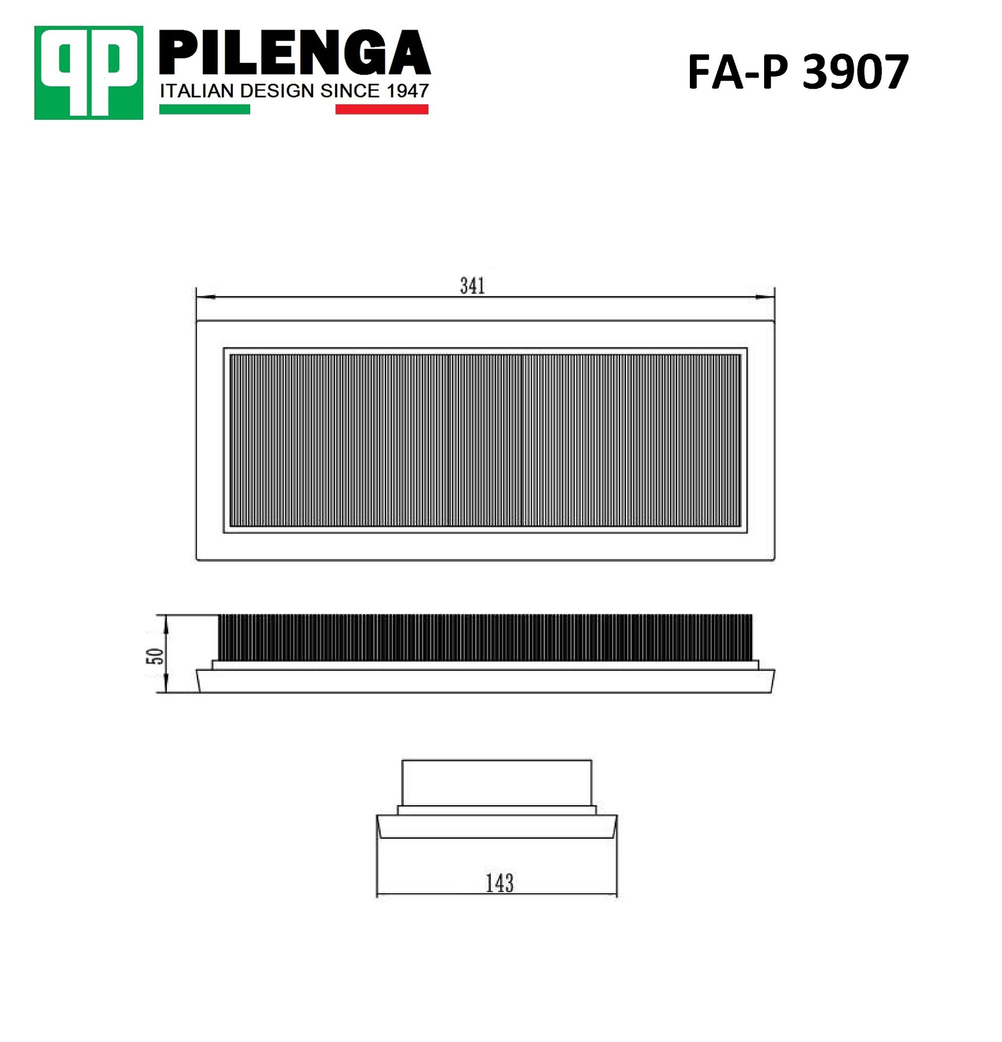 Фильтр воздушный FAP3907 Pilenga