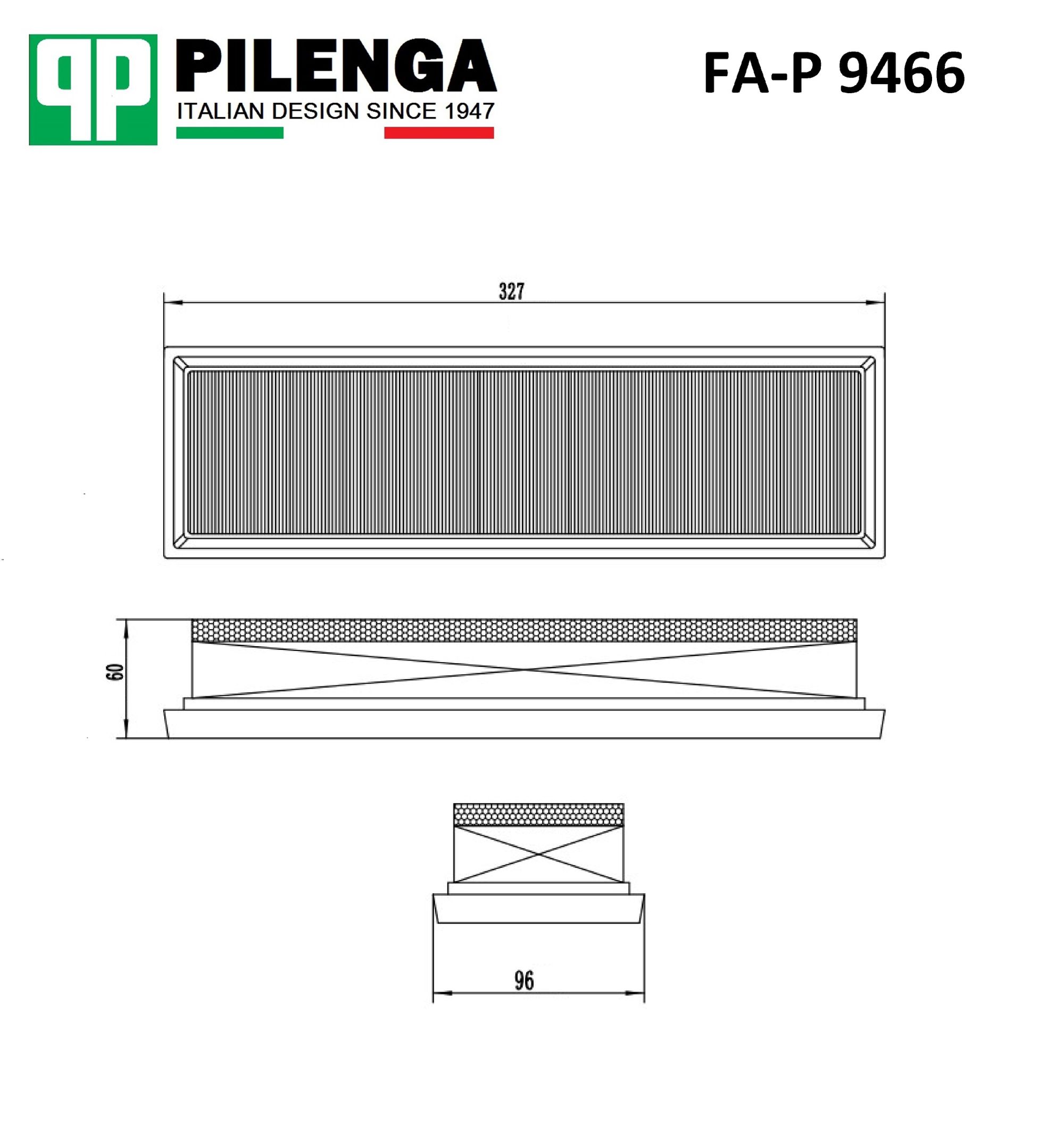 Фильтр воздушный FAP9466 Pilenga