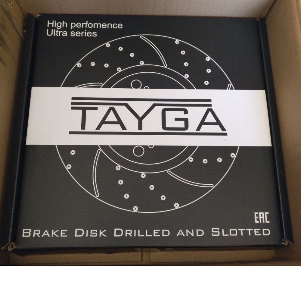 Диск тормозной FORD Focus 2,C-Max MAZDA 3 передний перфорированный комплект TAYGA bdf002 Tayga