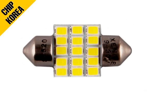 Лампа светодиодная 12/24V C5W 1.8W SV85-31 бокс (1шт.) XENITE 1009342 Xenite