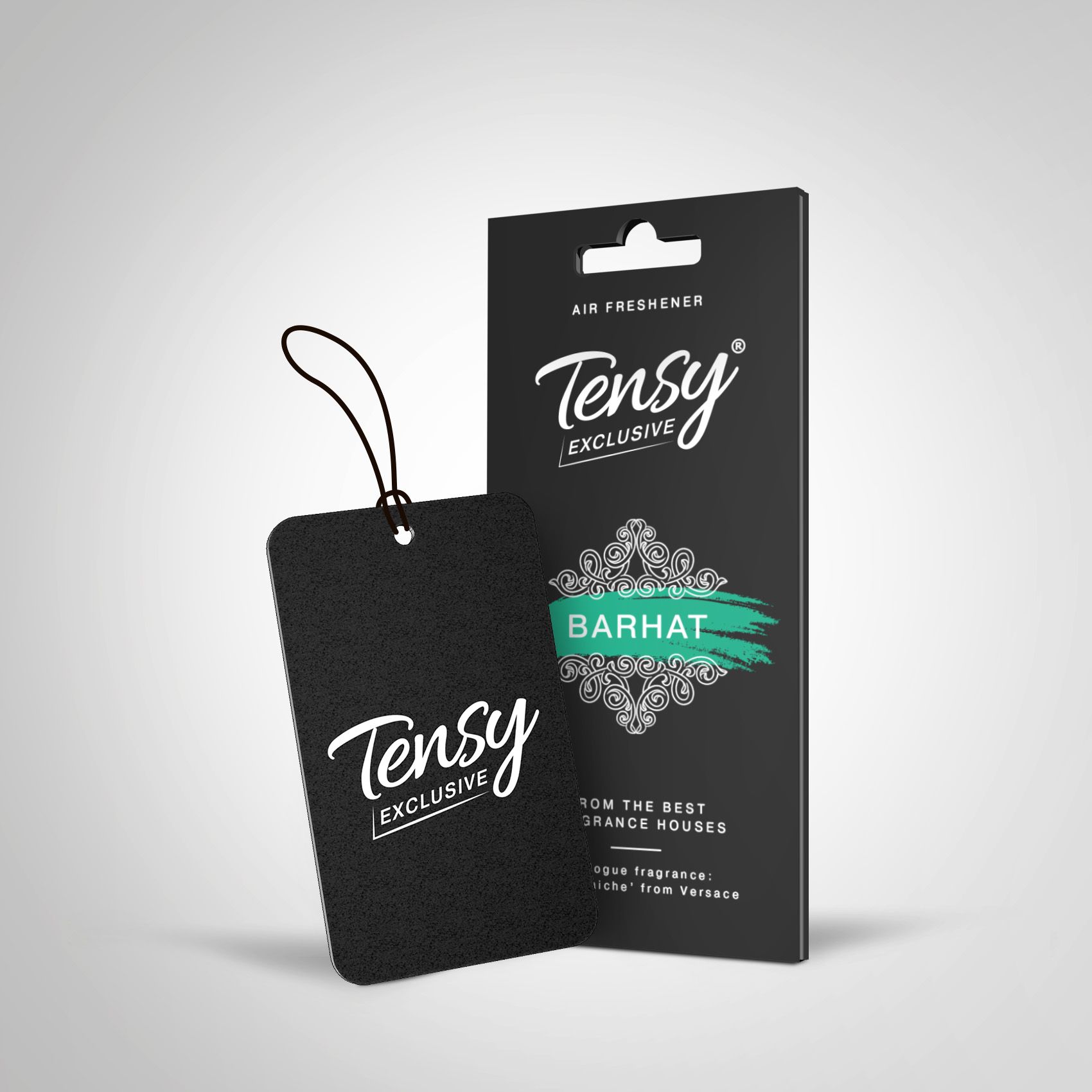 "Освежитель (ароматизатор) подвесной картон Tensy эксклюзив ""Бархат""" ta25 Tensy