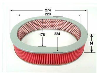 Фильтр воздушный VIC CA1#S,CA20S,Z16,Z20S,NA16S,NA20S 82-99 A246V Vic