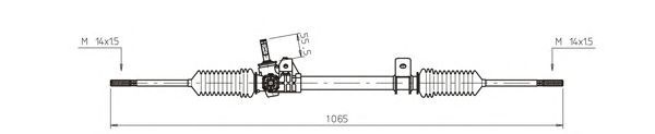 Рулевой механизм RE4041 General Ricambi