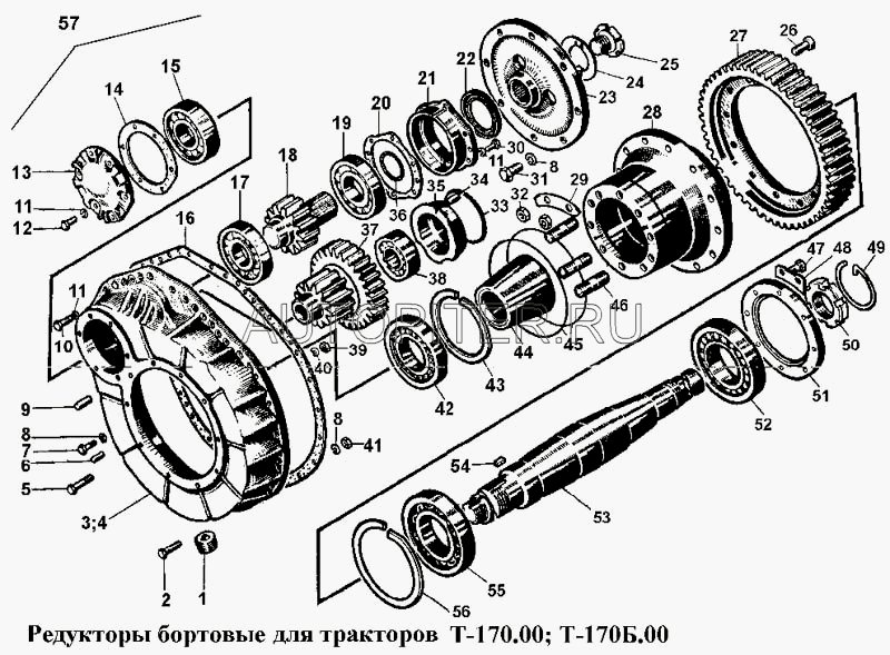 Пластина стопорная Т-170/130 крышки подшипника бортового редуктора 700-31-2440 700312440 ЧТЗ