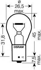 Снят, замена 7510TSP Лампа PY21W 24V BAU15s LTS  100% увеличенный х2 срок службы 7510LTS Osram