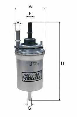 Топливный фильтр PP836/3 Filtron