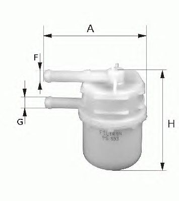 Топливный фильтр PP838/3 Filtron