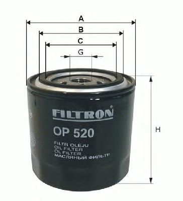 Масляный фильтр OP592/9 Filtron