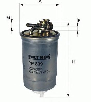 Топливный фильтр PP838/2 Filtron