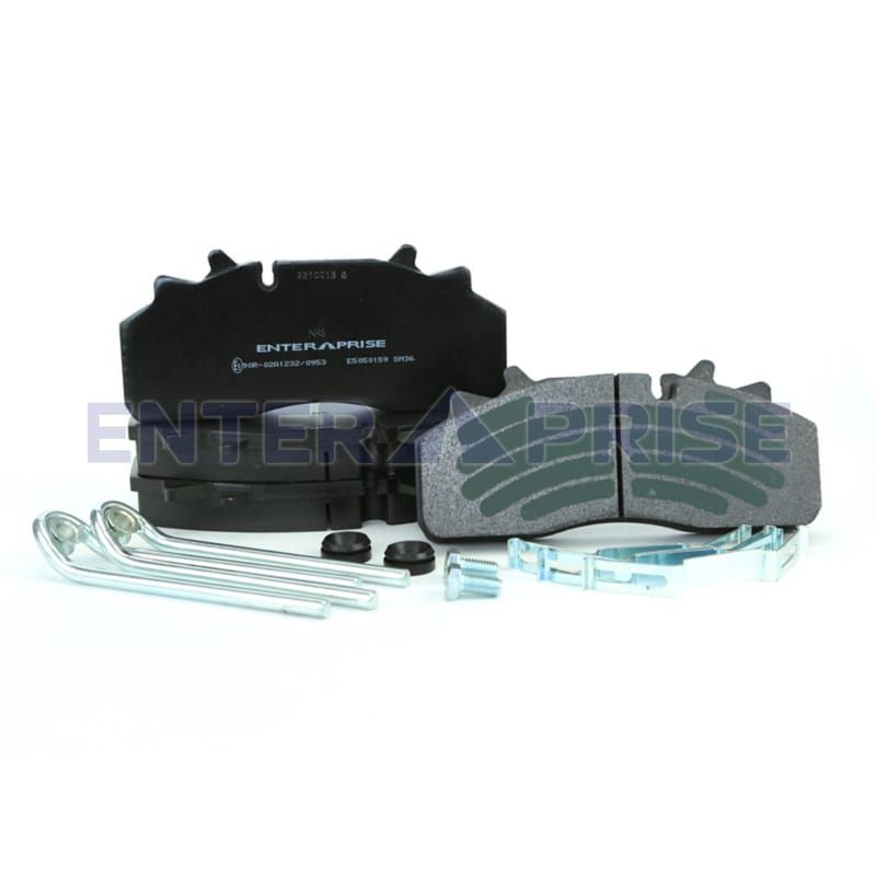 Колодки тормозные 29126 29159 SAF SKRB 9019W Wabco PAN19 без крепежа E5050159 Enterprise