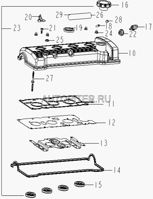 ПРОКЛАДКА МАСЛЯНАЯ E010400401 Geely