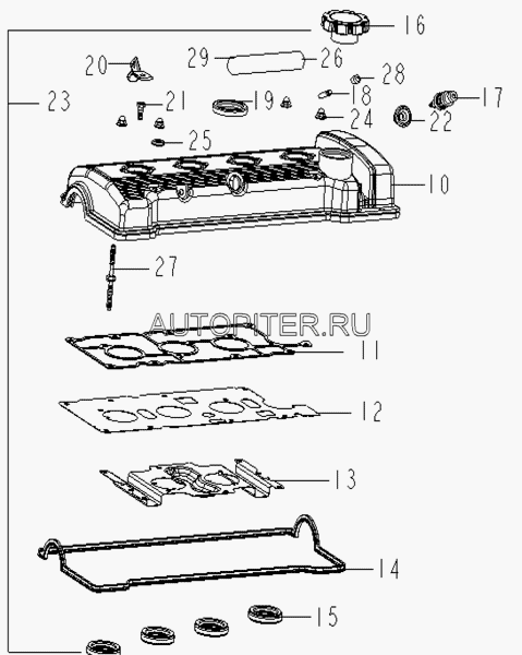 ПРОКЛАДКА МАСЛЯНАЯ E010400401 Geely