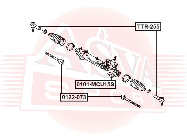 Сайлентблок рычага подвески 0101mcu15s Asva